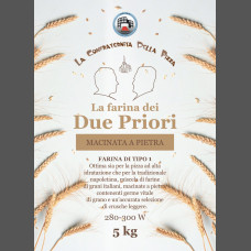 Farina dei Due Priori - Macinata a pietra - Pacco da 5Kg
