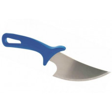 COLTELLO TAGLIAPIZZA LAMA IN ACCIAIO INOX MANICO COSTAMPATO
